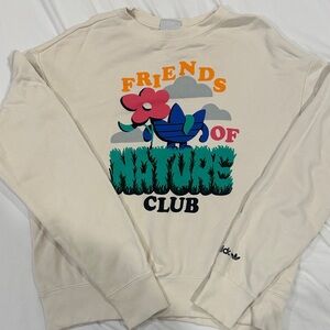 3/$60 Adidas Friends of Nature Club Crewneck Sweater Medium